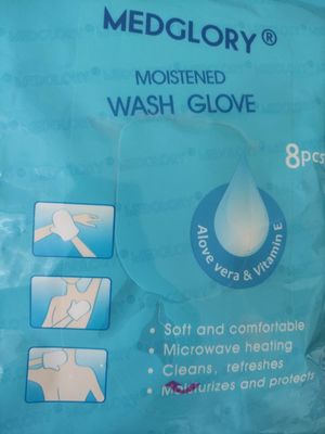 گرمایش مایکروویو دستکش مرطوب شستشو برای کمک بهتر به بیماران