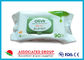 Spunlace Material Baby Wet Wipes Olive Effective &amp; Protective 15 * 20cm
